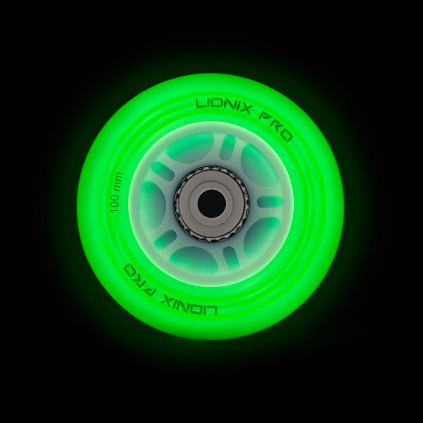 Set de 4 ruedas Nebular con luz LED - 100mm