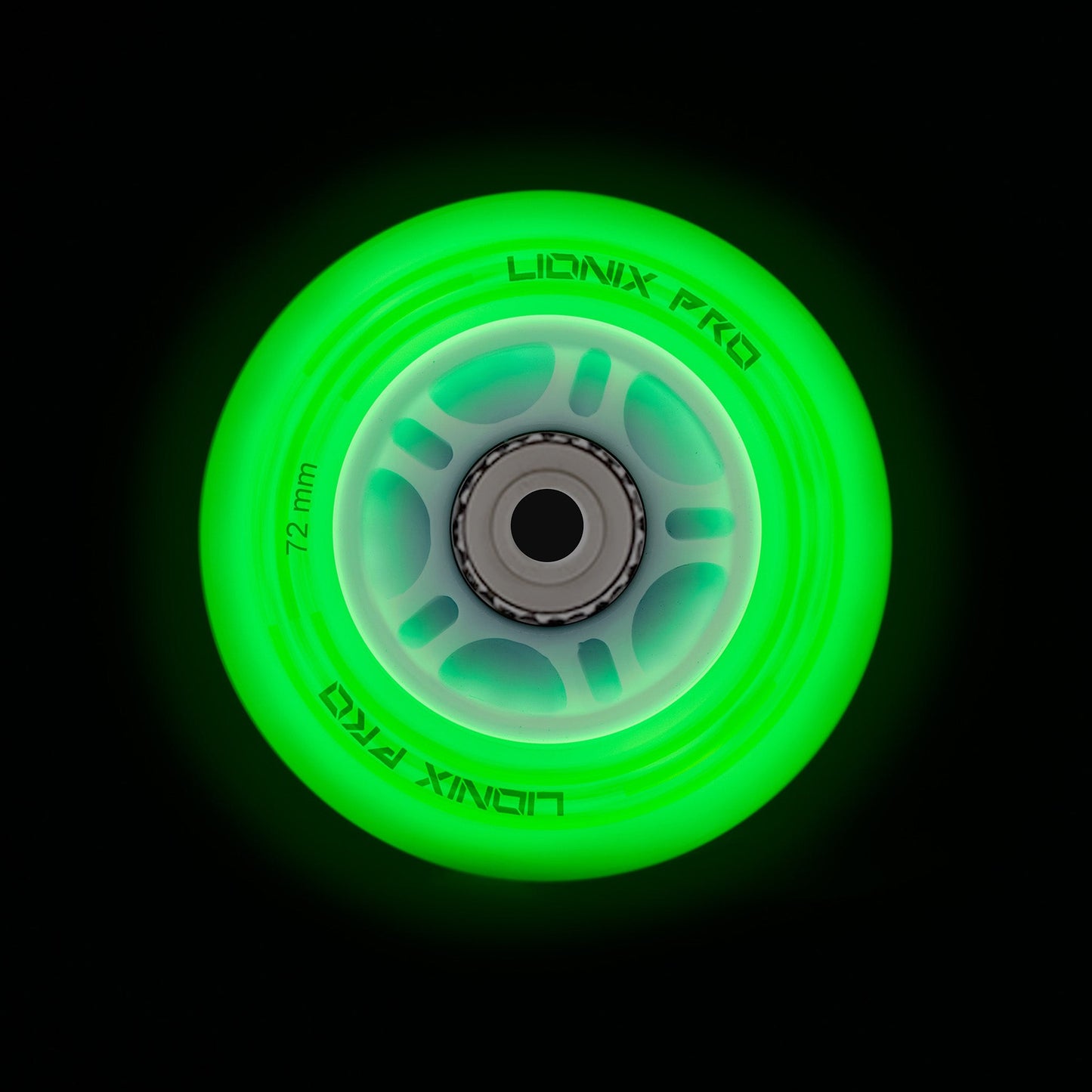 Set de 4 ruedas Nebular con luz LED - 72mm