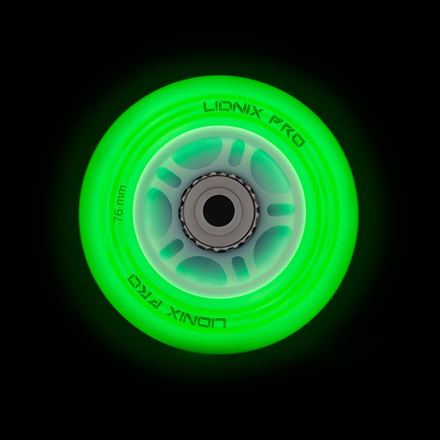 Set de 4 ruedas Nebular con luz LED - 76mm
