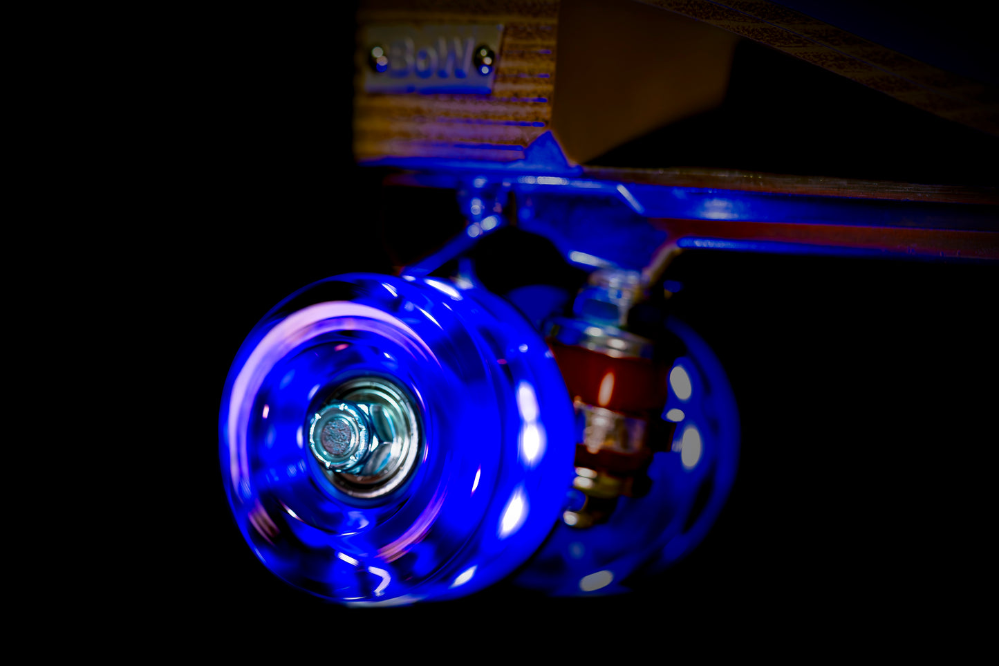 Ruedas Nebular - Blue Lionix Pro con luz LED 58x32mm 97A