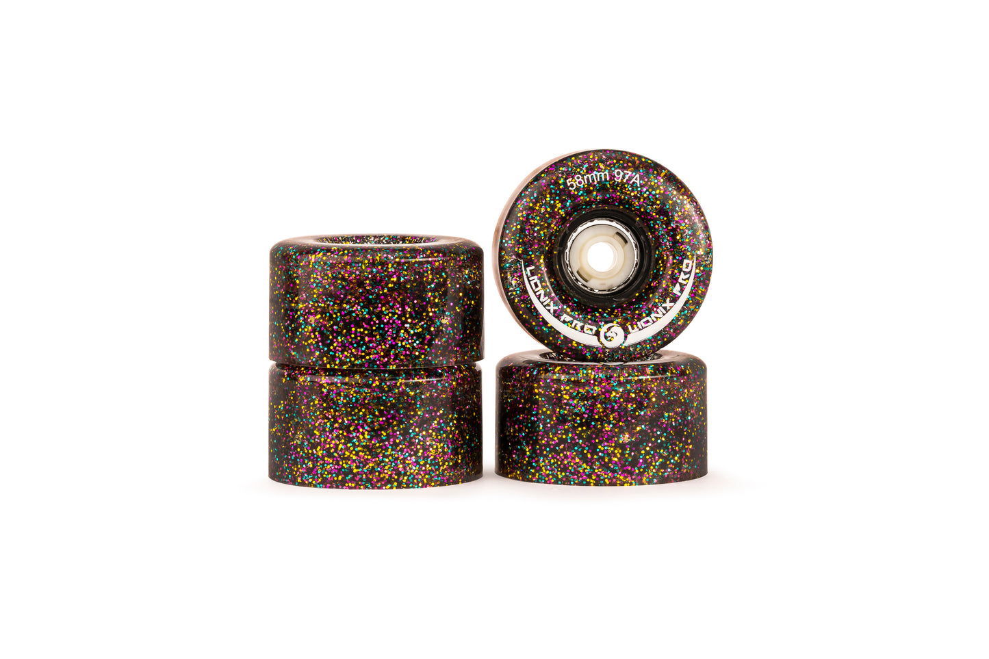 Ruedas Nebular - Universe Lionix Pro con luz LED 58x32mm 97A