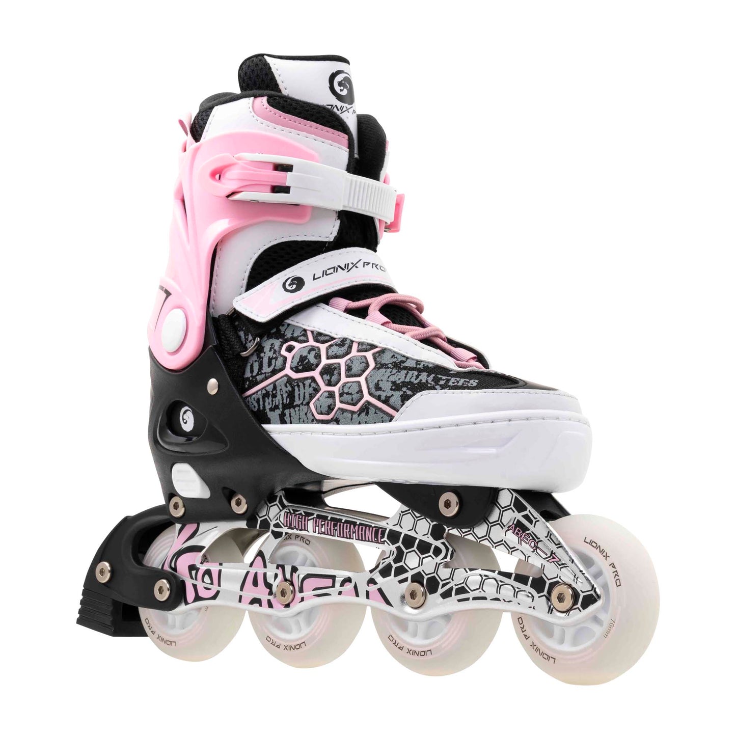 Patines 3 en 1 Eclectic, con luz LED - Rosa