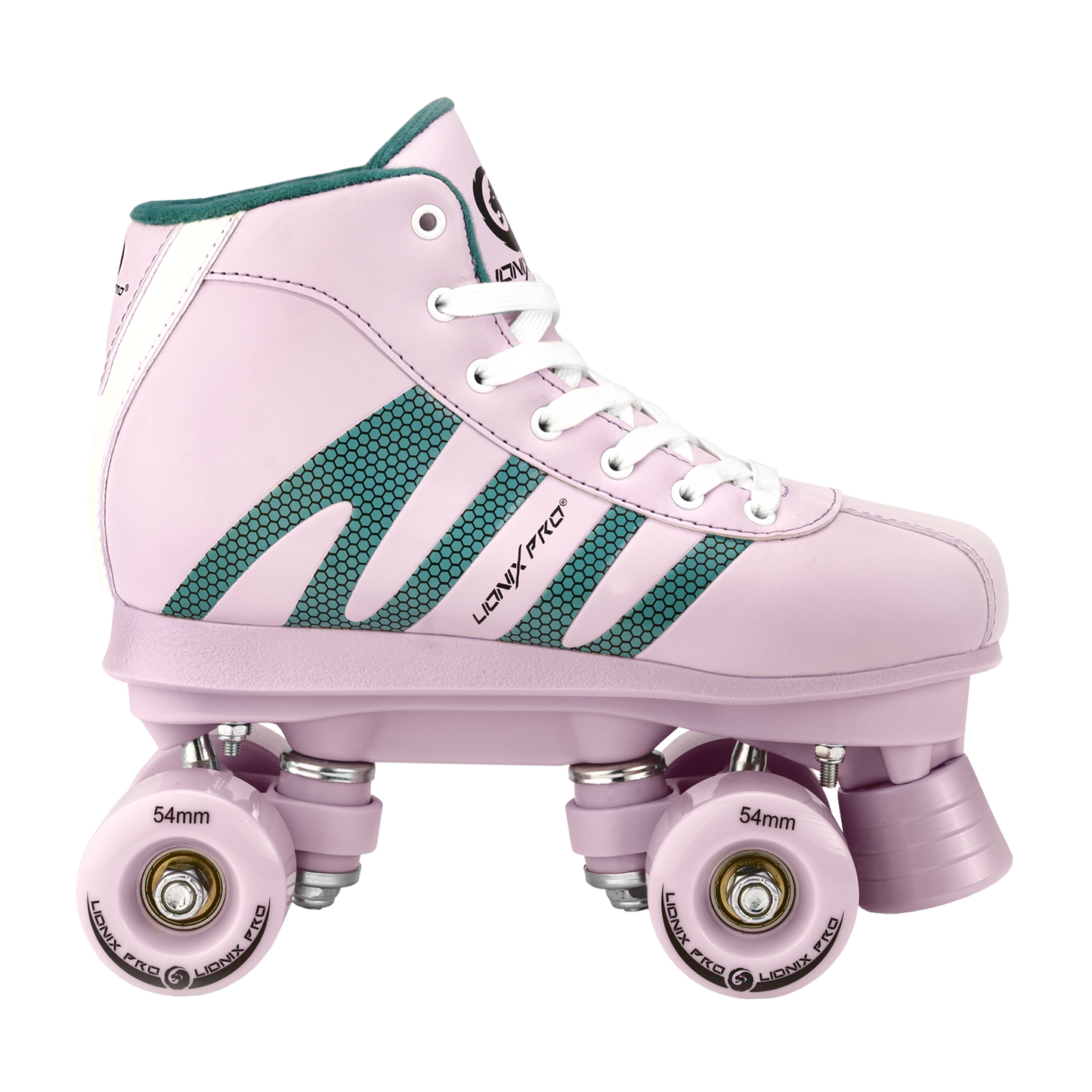 Patines quad Joy (incluye ruedas con luz led rosa) - Lavanda
