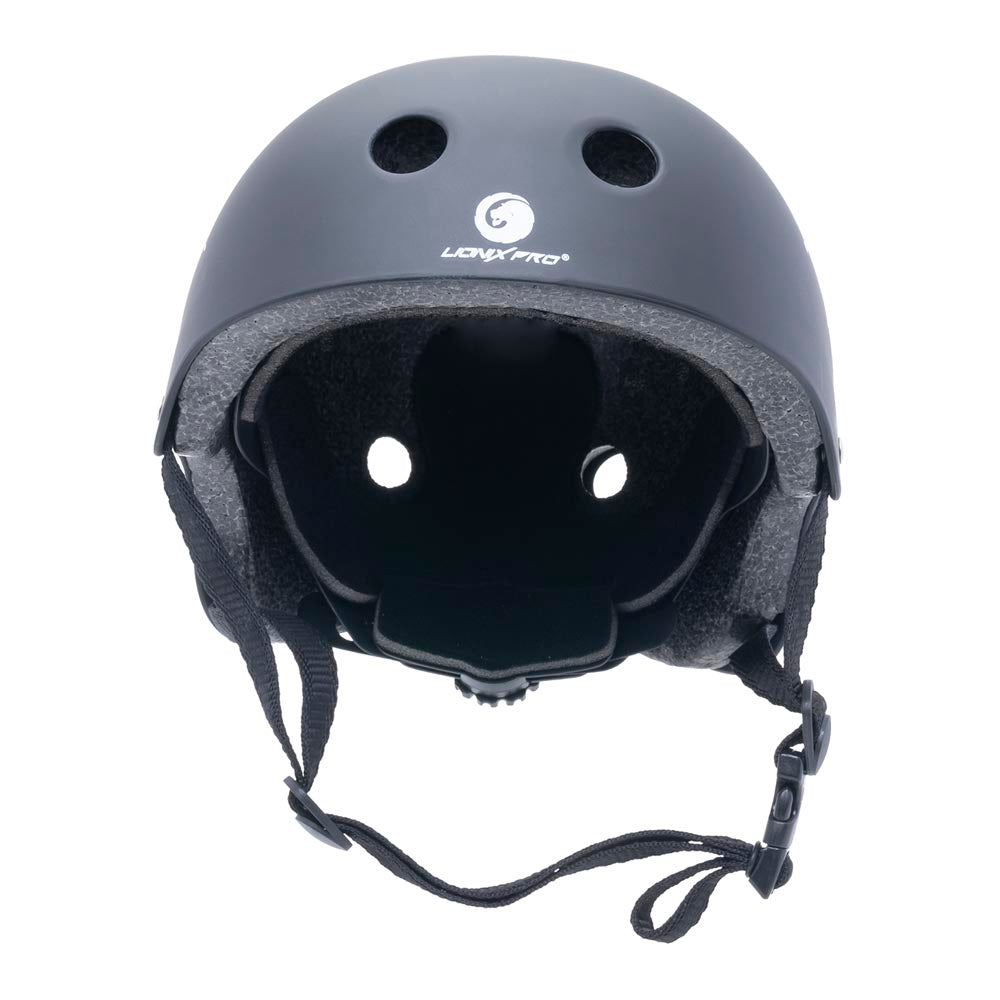 Set de casco y protectores Shield - Negro