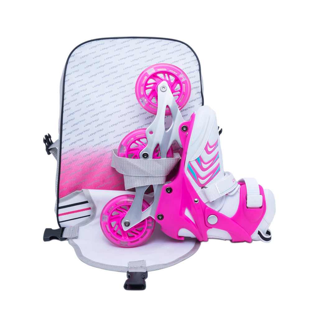 Mochila portapatines Rider - Rosa