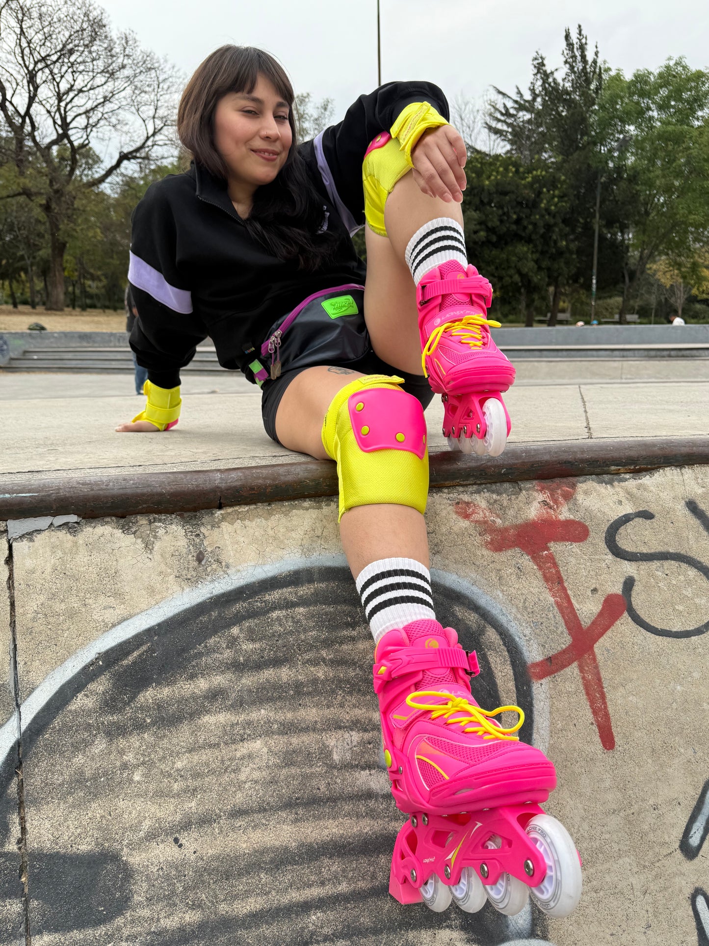 Patines en línea Swift - Rosa Neón
