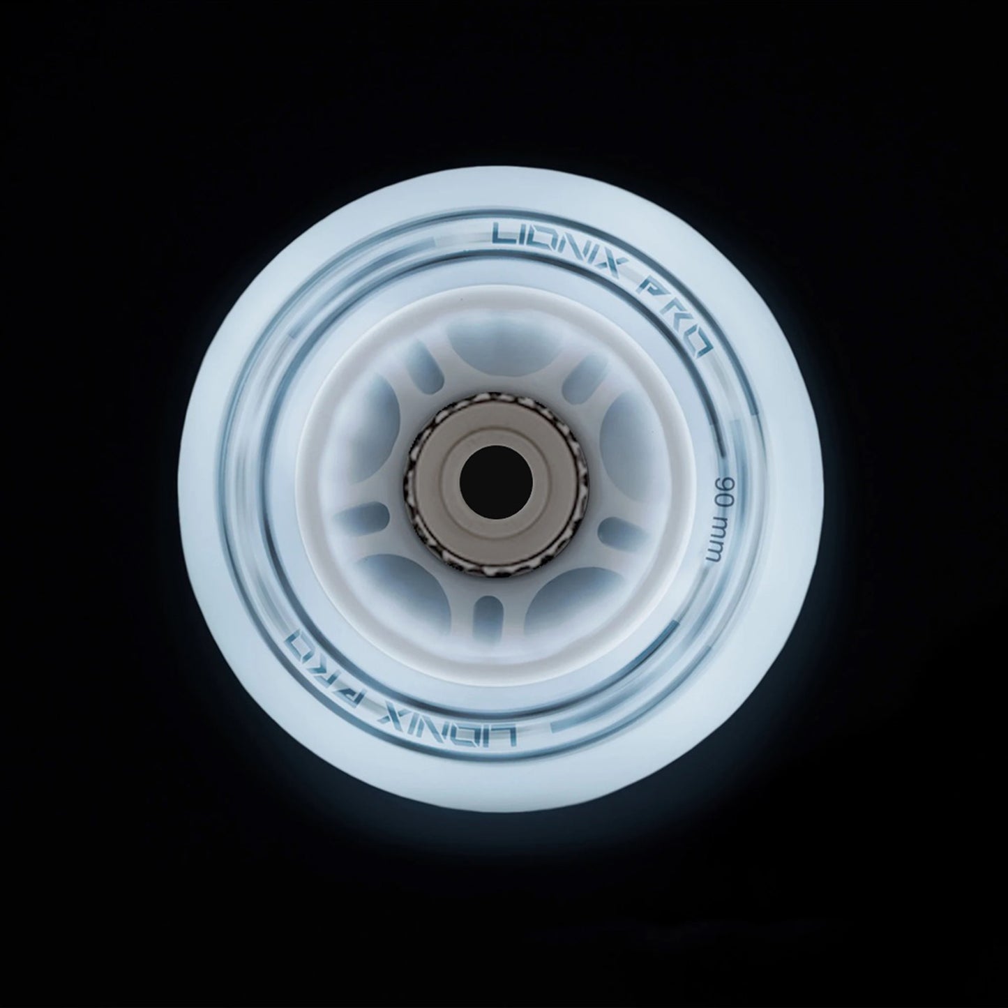 Set de 4 ruedas Nebular con luz LED - 90mm