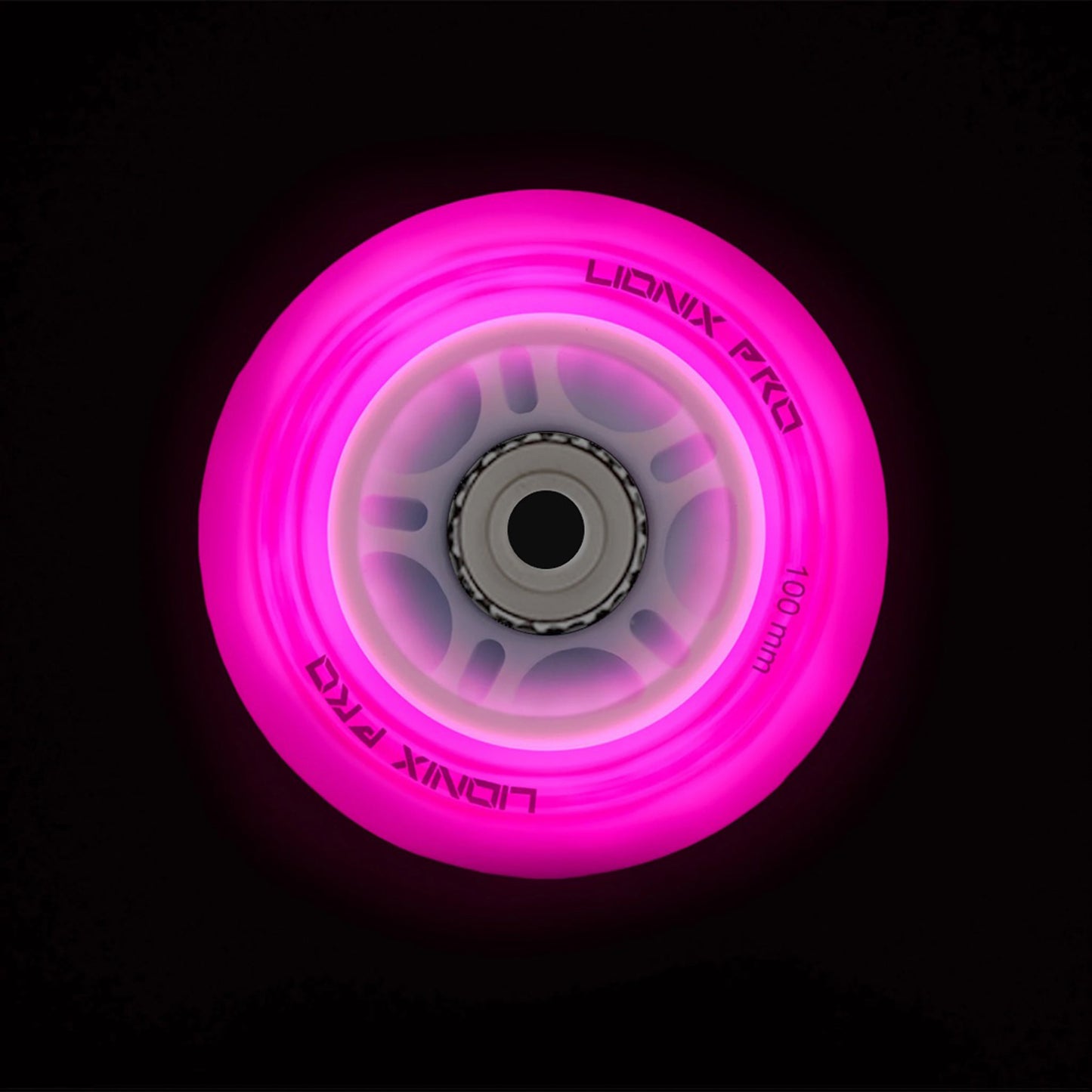 Set de 4 ruedas Nebular con luz LED - 100mm