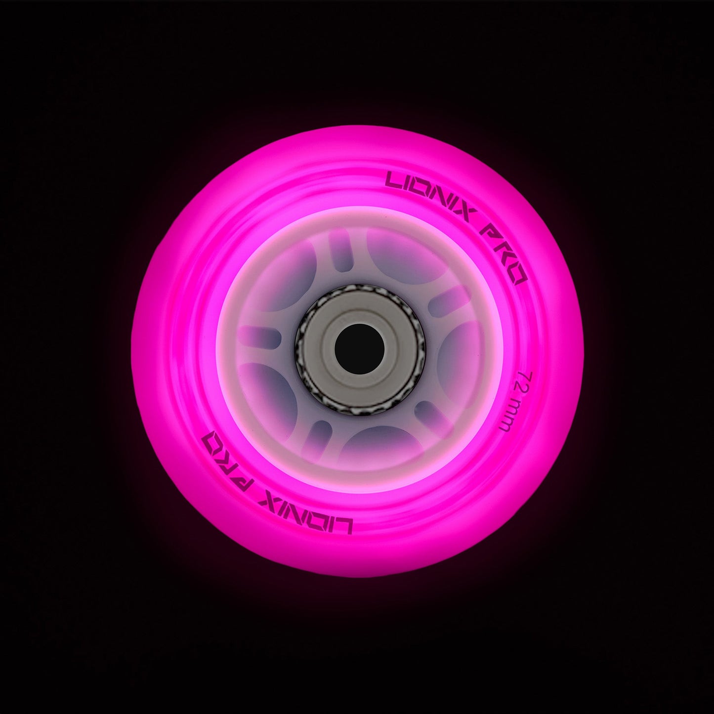 Set de 4 ruedas Nebular con luz LED - 72mm