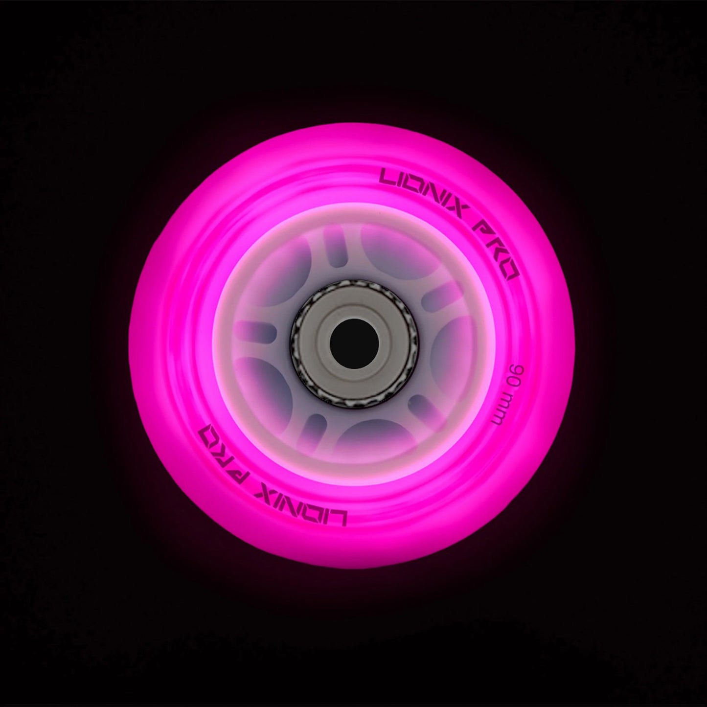 Set de 4 ruedas Nebular con luz LED - 90mm