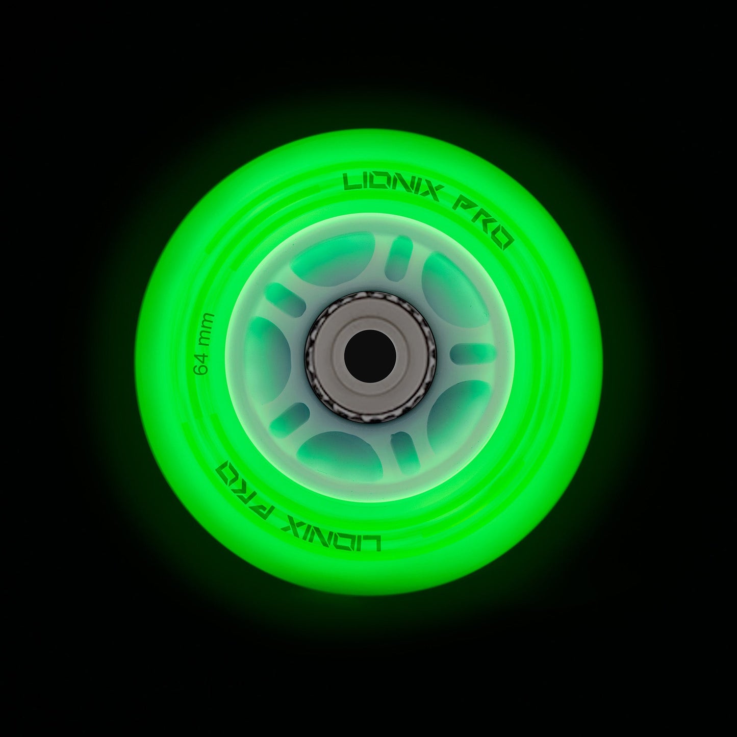 Set de 4 ruedas Nebular con luz LED - 64mm