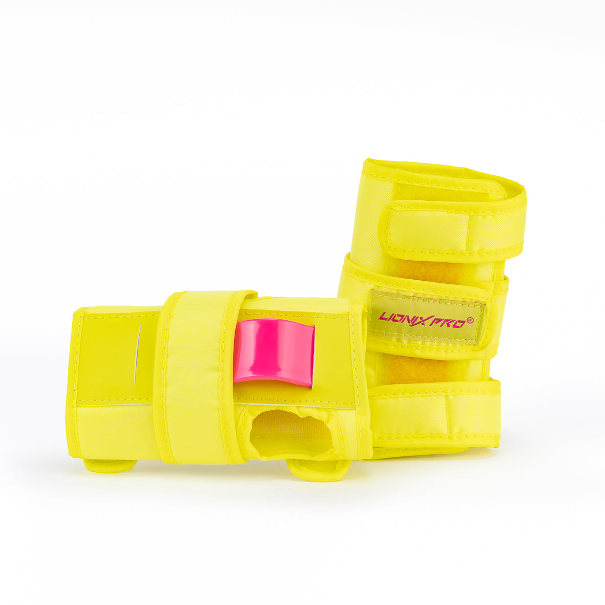 Set de casco y protectores Shield - Amarillo Neón