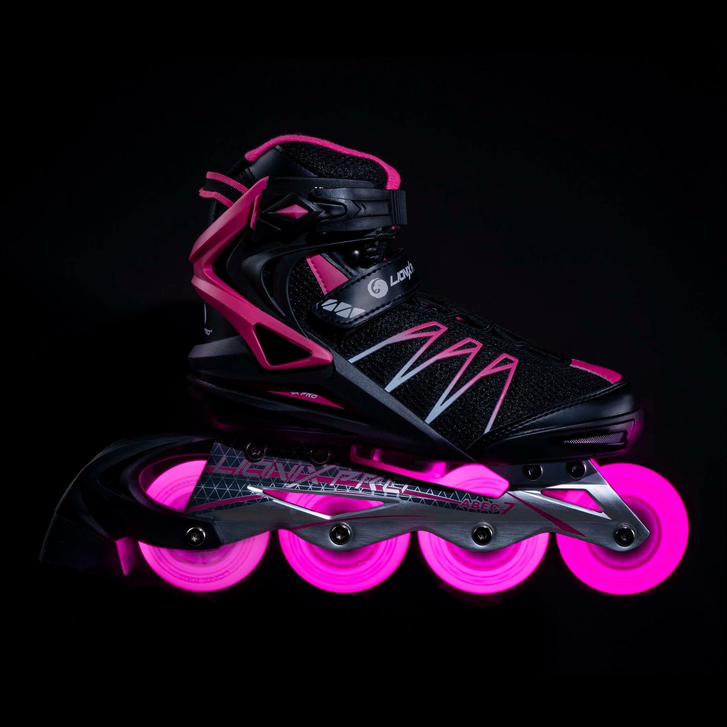 Set de 4 ruedas Nebular con luz LED - 90mm