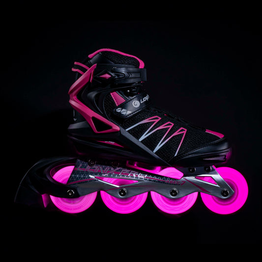 Set de 4 ruedas Nebular con luz LED - 72mm