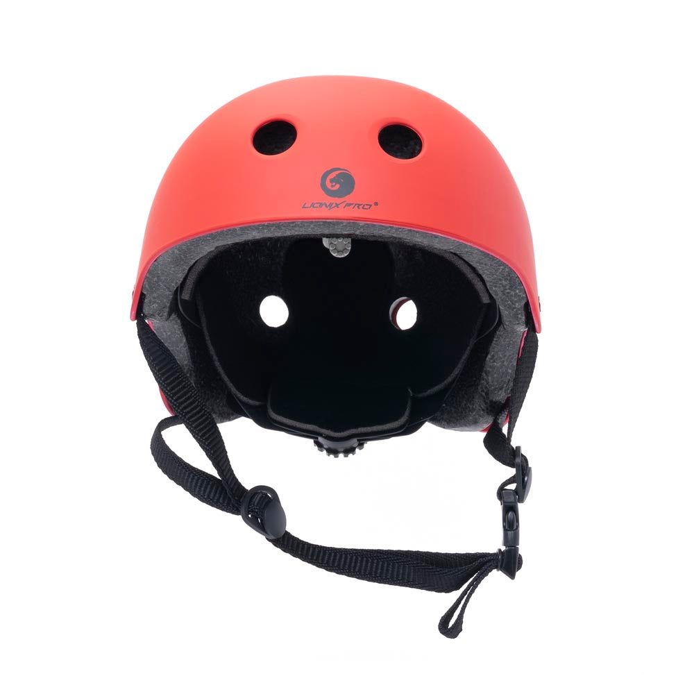 Set de casco y protectores Shield - Rojo