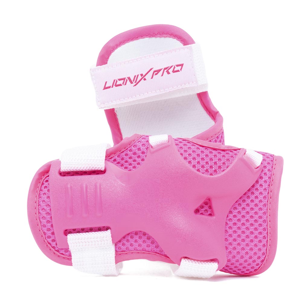 Set de casco y protectores Shield Kids - Rosa